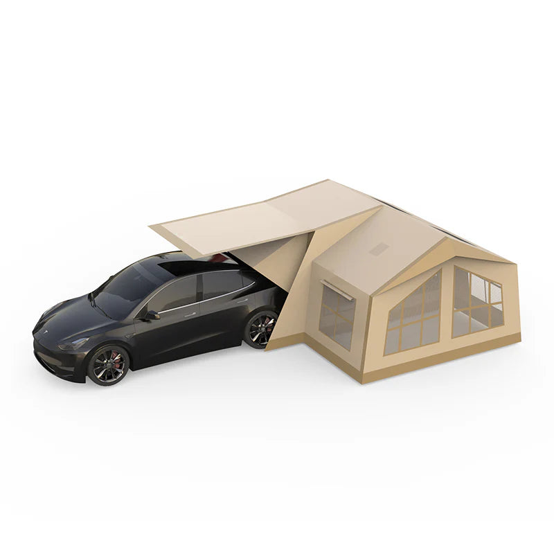 Vorbestellung: MKCAMP™ Tesla / SUV Camping Two Room Oxford Zelt (verbesserte 3. Generation)