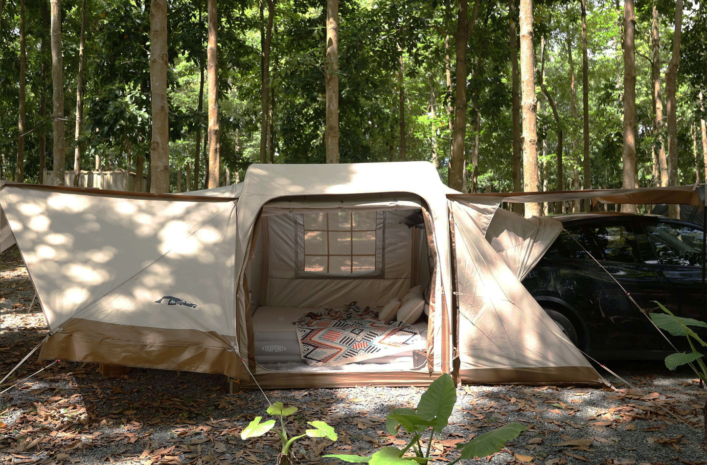 MKCAMP™ Tesla / SUV Camping One Room Oxford Zelt (verbesserte 3. Generation)