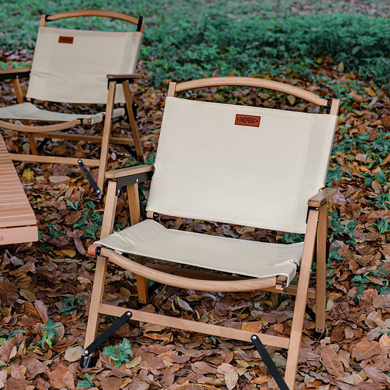 MKCAMP™ solid wood outdoor camping chair