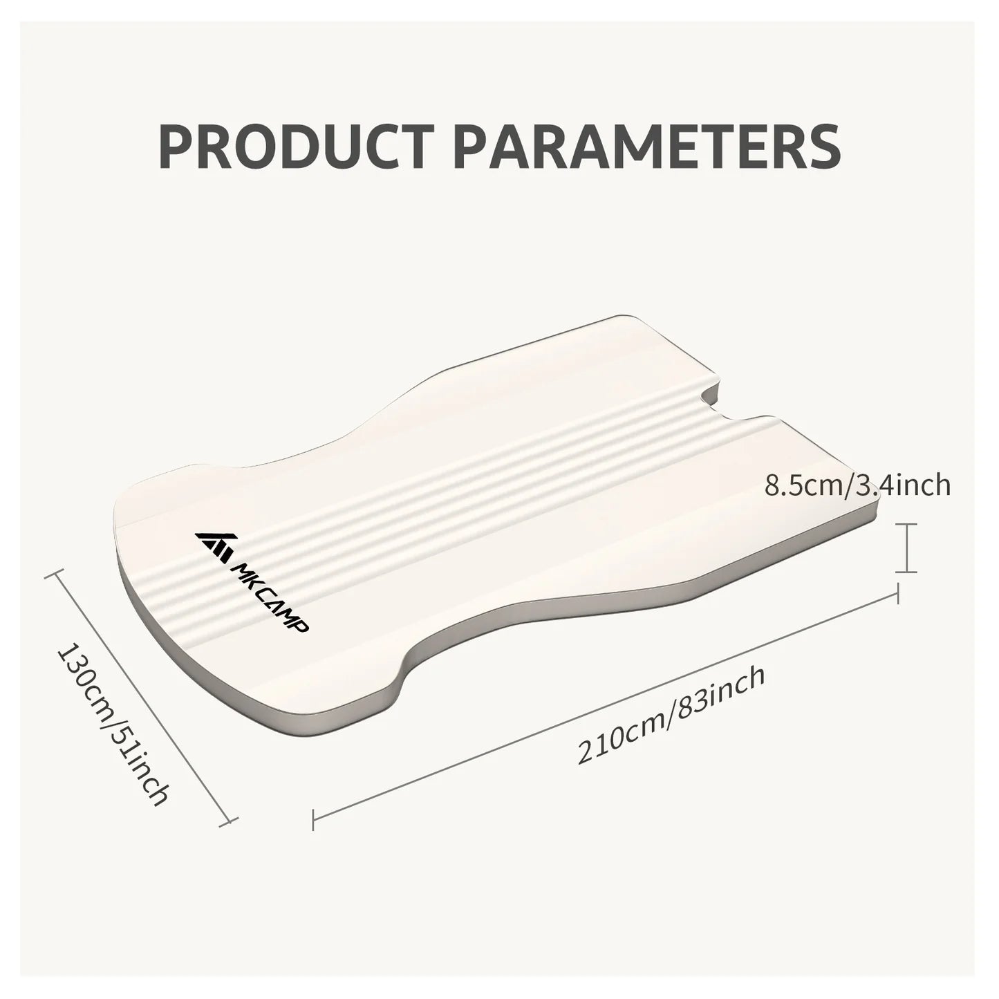 MKCAMP™ Tesla / SUV foldable memory foam deluxe mattress 