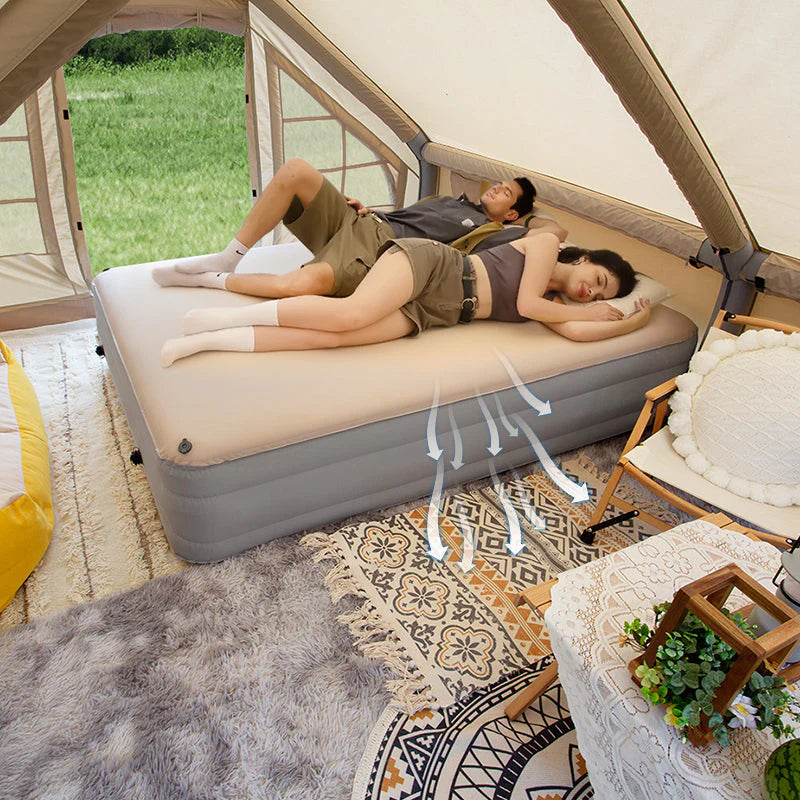 MKCAMP inflatable deluxe camping bed outdoor