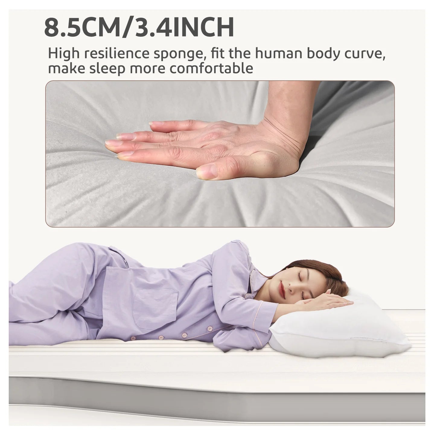 MKCAMP™ Tesla / SUV foldable memory foam deluxe mattress 