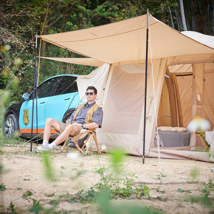 MKCAMP™ Tesla / SUV Camping Two Rooms Oxford Zelt