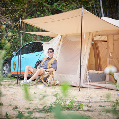 MKCAMP™ Tesla / SUV Camping Two Rooms Oxford Tent