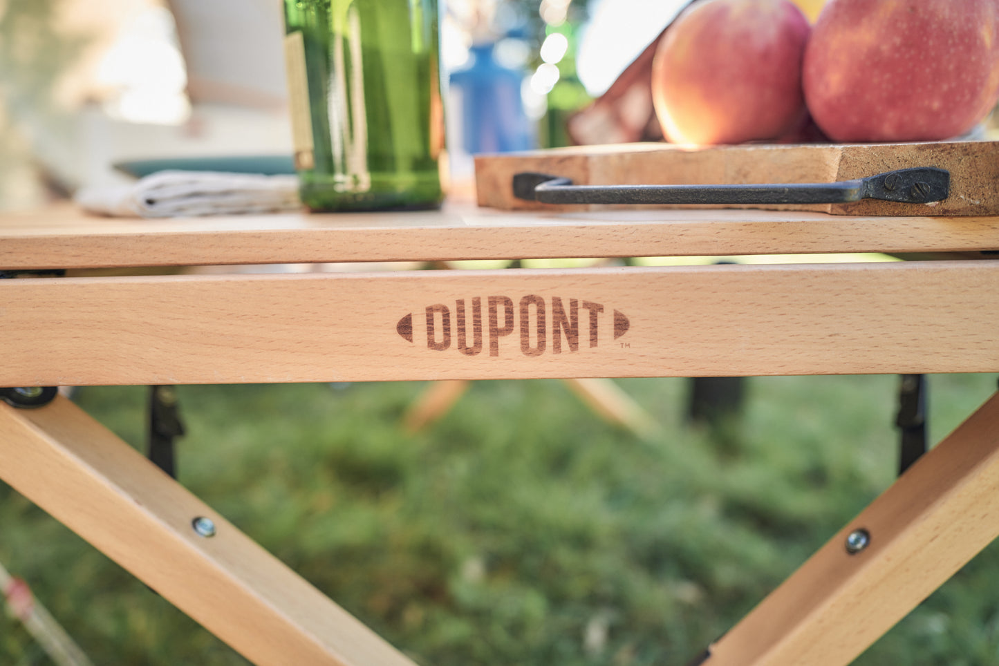 MKCAMP™ foldable solid wood outdoor camping table